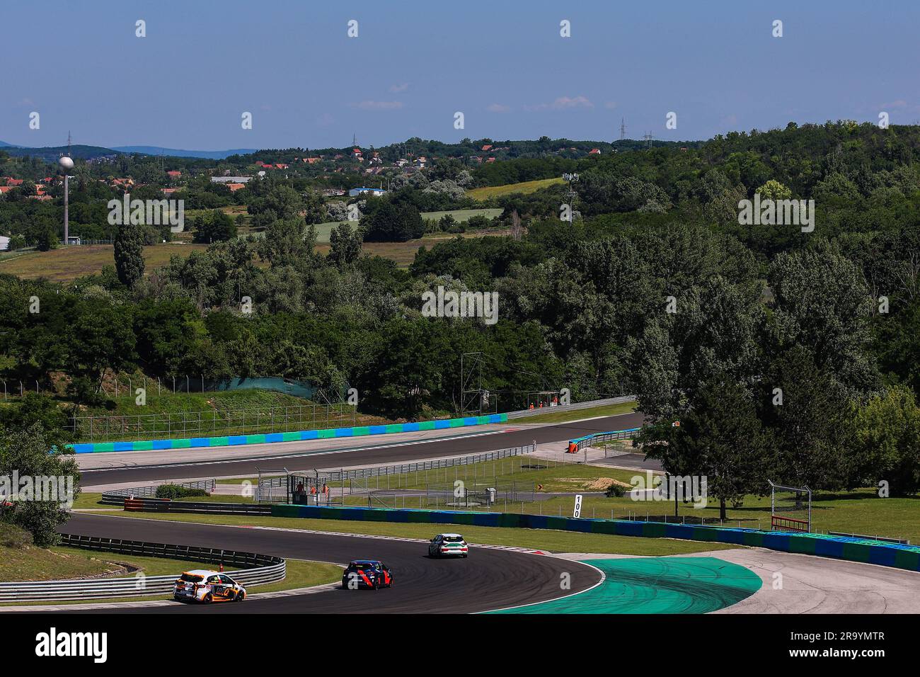 Mogyorod, Hongrie. 18th June, 2023. 125 SPIENKIEWICZ Jerzy POL, UNIQ Racing, Clio Cup Series, action during the 5th round of the Clio Cup Europe 2023, from June 16 to 18, 2023 on the Hungaroring, in Mogyorod, Hungary - Photo Eric Alonso/DPPI Credit: DPPI Media/Alamy Live News Stock Photo