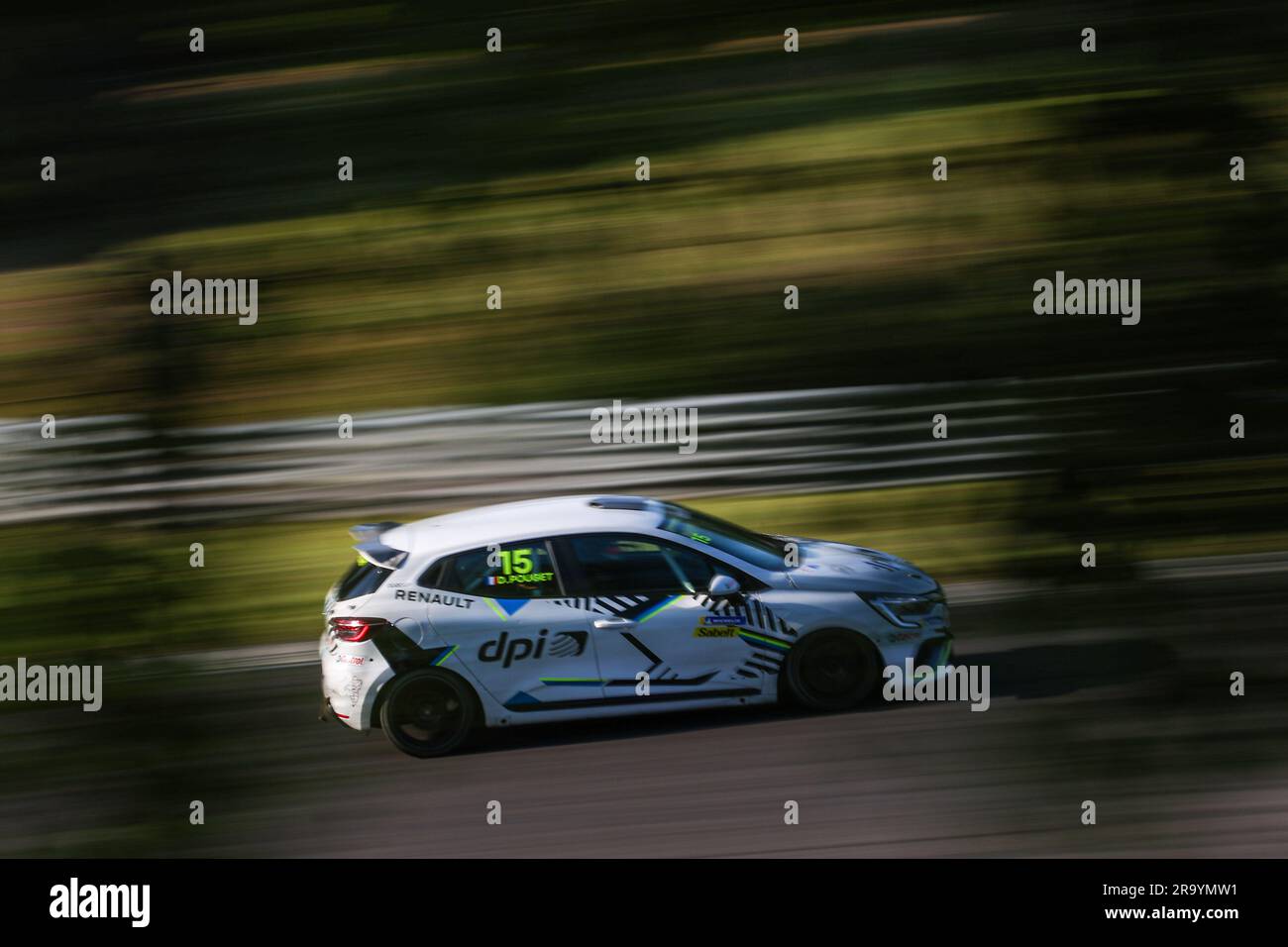 Mogyorod, Hongrie. 18th June, 2023. 15 POUGET David FRA, GPA Racing, Clio Cup Series, action during the 5th round of the Clio Cup Europe 2023, from June 16 to 18, 2023 on the Hungaroring, in Mogyorod, Hungary - Photo Eric Alonso/DPPI Credit: DPPI Media/Alamy Live News Stock Photo