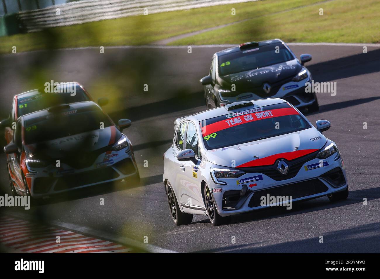 Mogyorod, Hongrie. 18th June, 2023. 99 MAIO Guillaume FRA, GM Sport, Clio Cup Series, action during the 5th round of the Clio Cup Europe 2023, from June 16 to 18, 2023 on the Hungaroring, in Mogyorod, Hungary - Photo Eric Alonso/DPPI Credit: DPPI Media/Alamy Live News Stock Photo