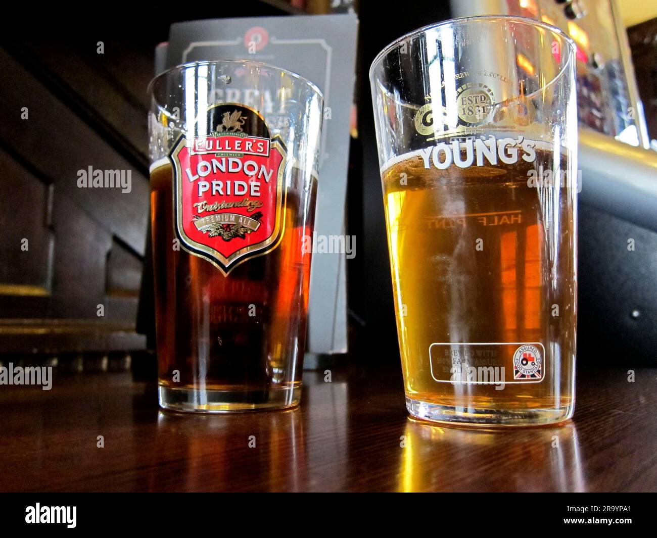 Drinks in London, UK Stock Photo Alamy