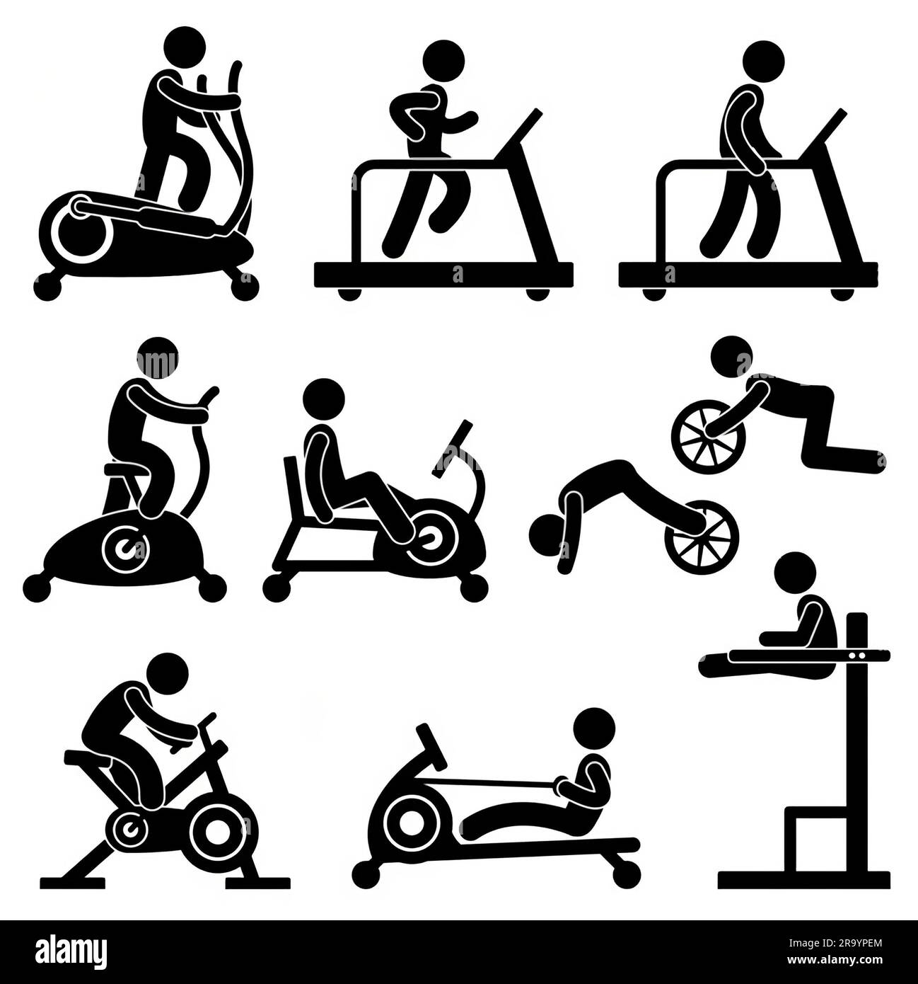 Man Spinning Gym Black And White Stock Photos Images Alamy man-spinning-gym-black-and-white-stock-photos-images-alamy