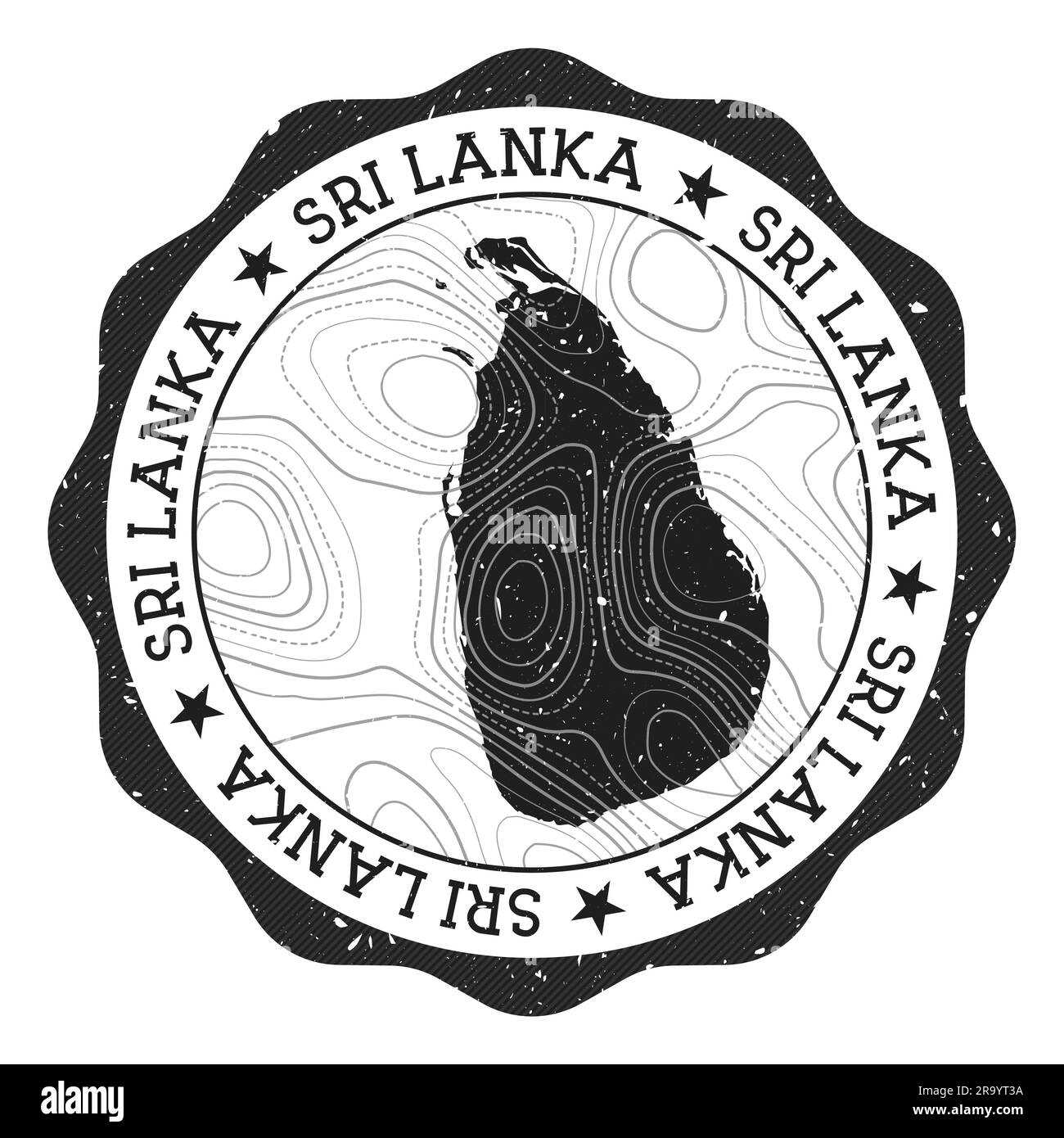 Sri lanka map Black and White Stock Photos & Images - Alamy