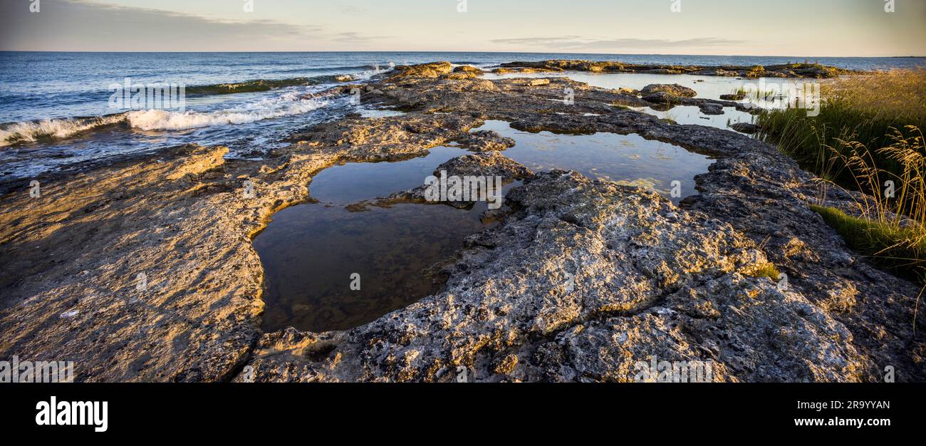 Panoramic shot beach coast hi-res stock photography and images - Alamy