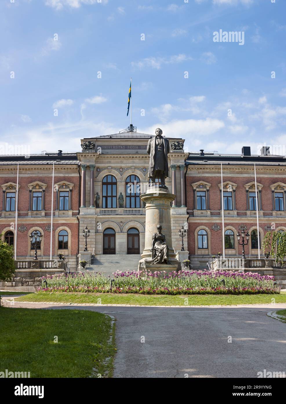 University Hall. Uppsala, Sweden. Stock Photo