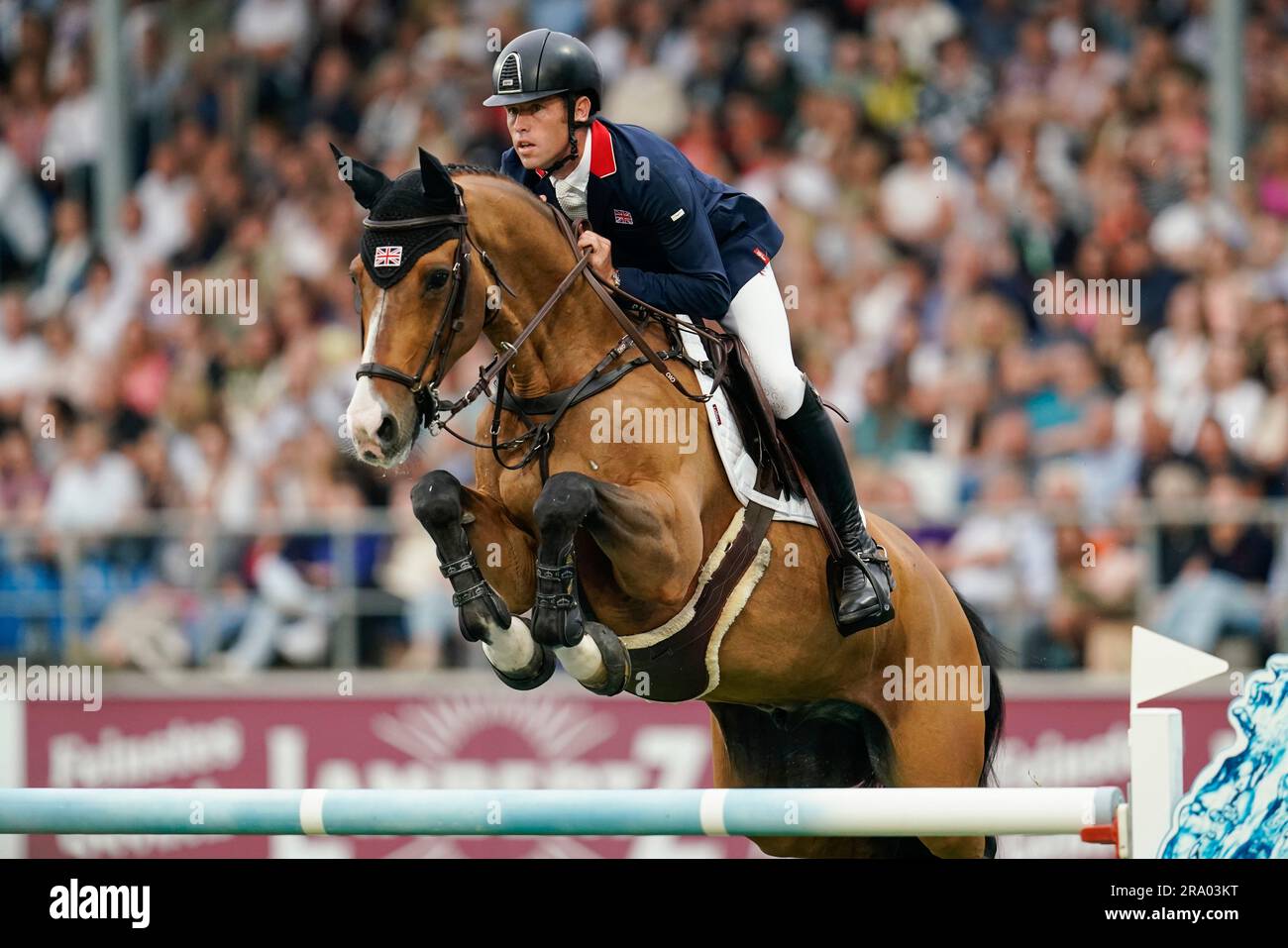 Aachen, Germany. 29th June, 2023. Equestrian sport, jumping CHIO, Show Jumping, Nations Cup