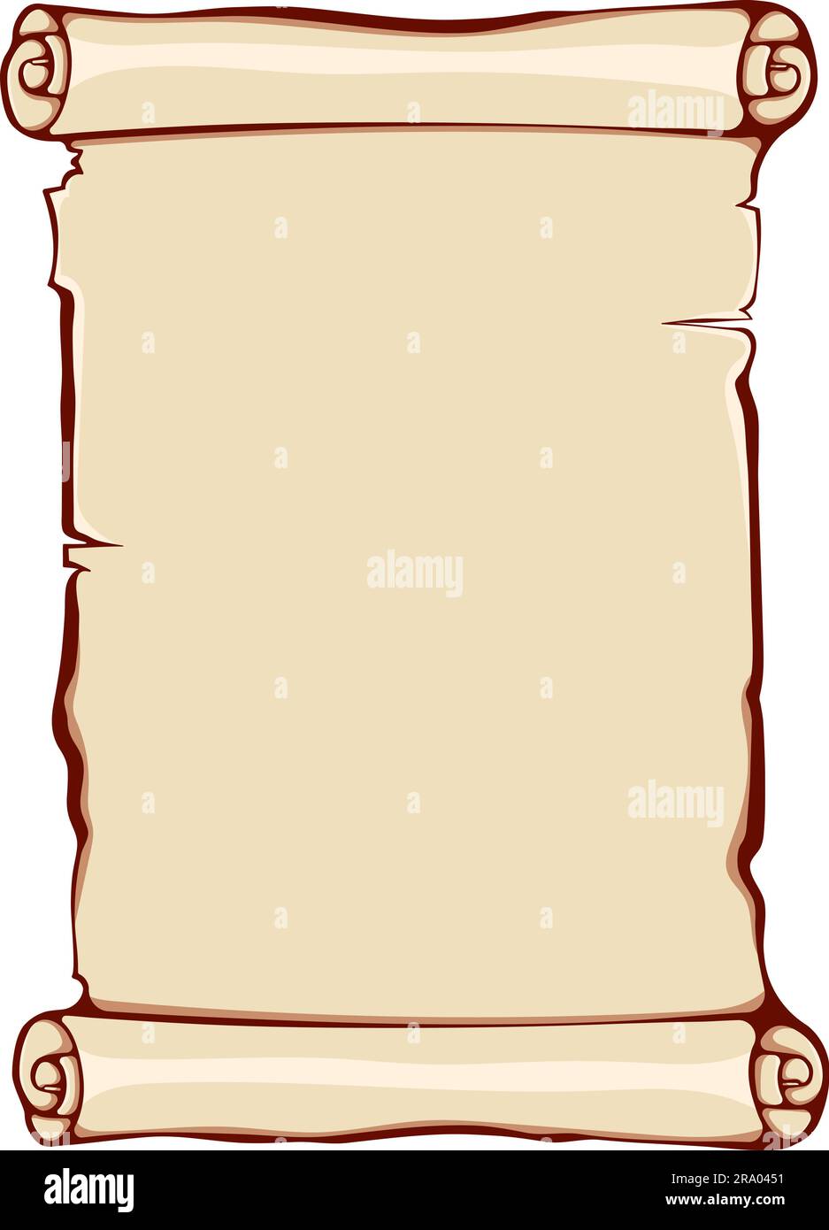 Vertical scroll paper color Stock Vector Image & Art Alamy