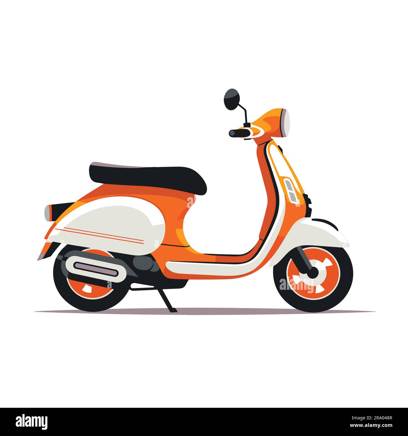 scooter vector flat minimalistic isolated Stock Vector Image & Art Alamy