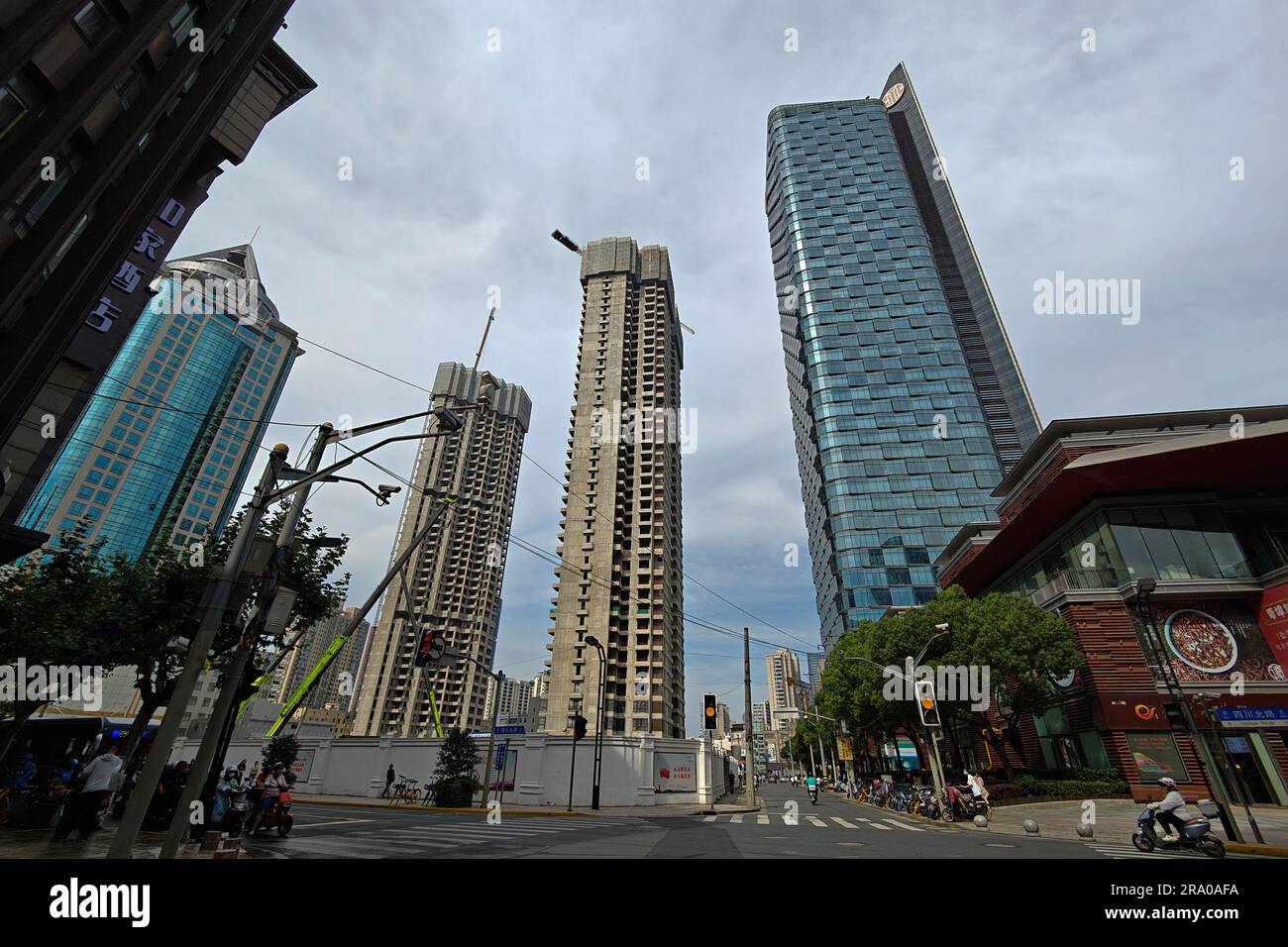 SHANGHAI, CHINA - JUNE 30, 2023 - A general view of the "North Bund", a ...