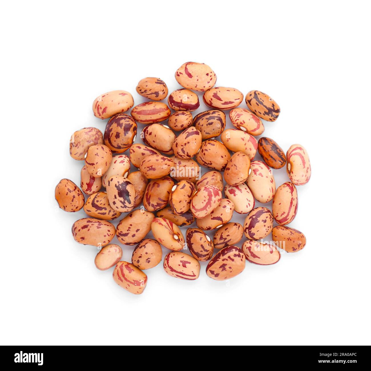 Many raw kidney beans isolated on white, top view Stock Photo Alamy