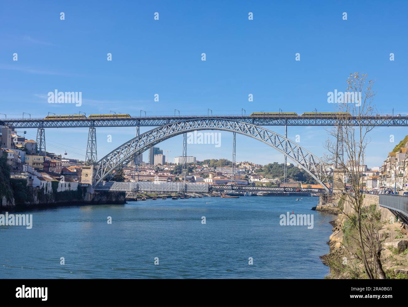 Don Luis I bridge, Porto Stock Photo
