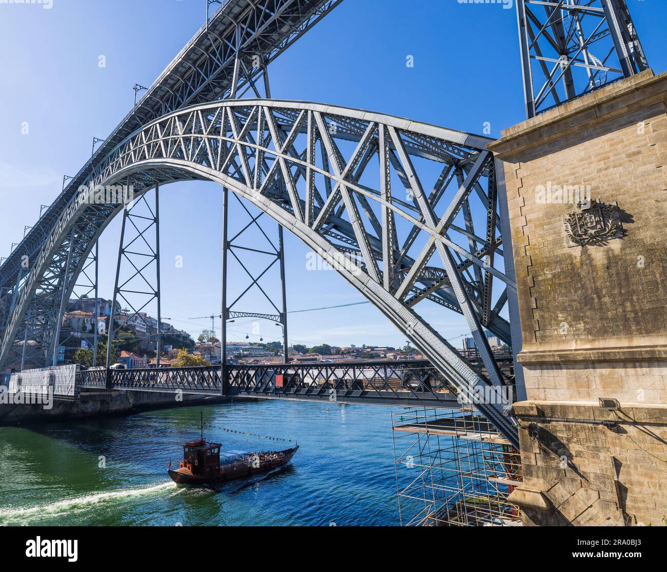 Don Luis I bridge, Porto Stock Photo