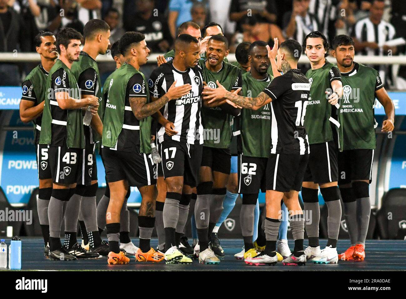 Rio De Janeiro, Brazil. 29th June, 2023. Marlon Freitas celebrates a goal  during Botafogo (BRA) x Magallanes (CHI) held at the Nilton Santos Stadium  for the 2023 Copa Sudamericana, on Thursday night (