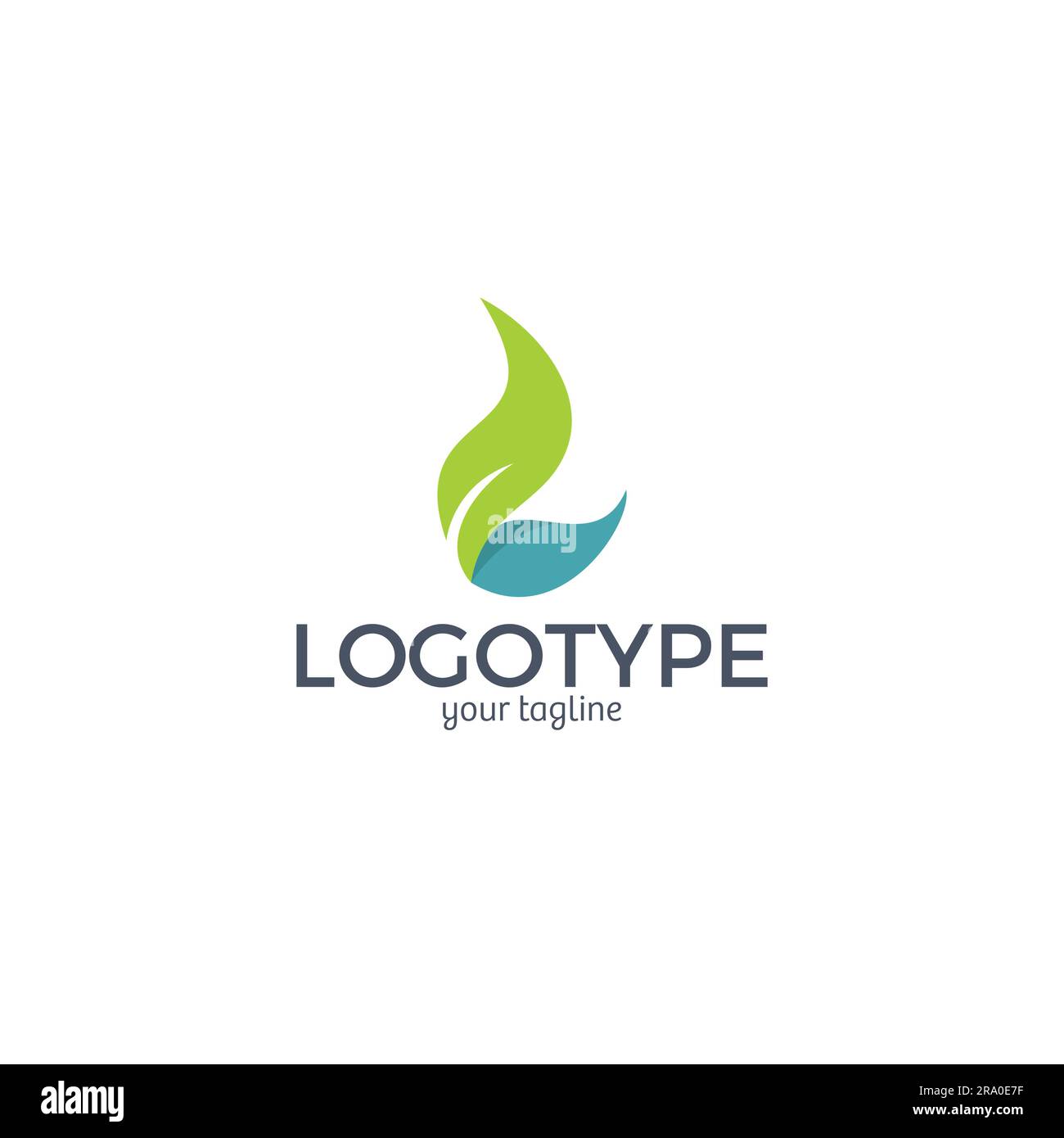 Nature Logo Design. Leaf Vector Design Stock Vector Image & Art - Alamy