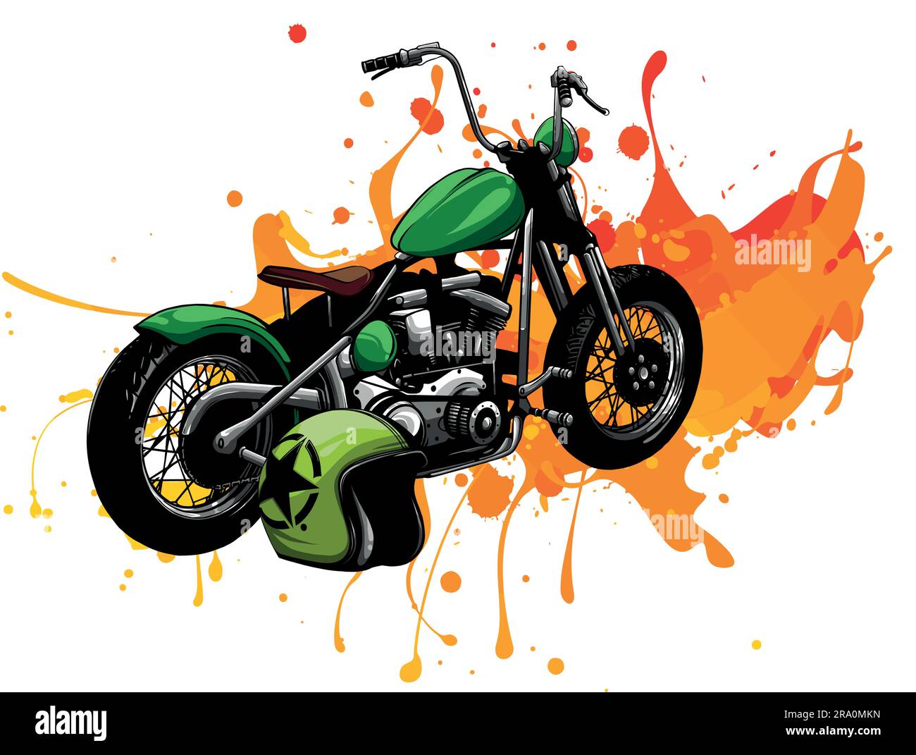 Custom wheels tires Stock Vector Images - Alamy