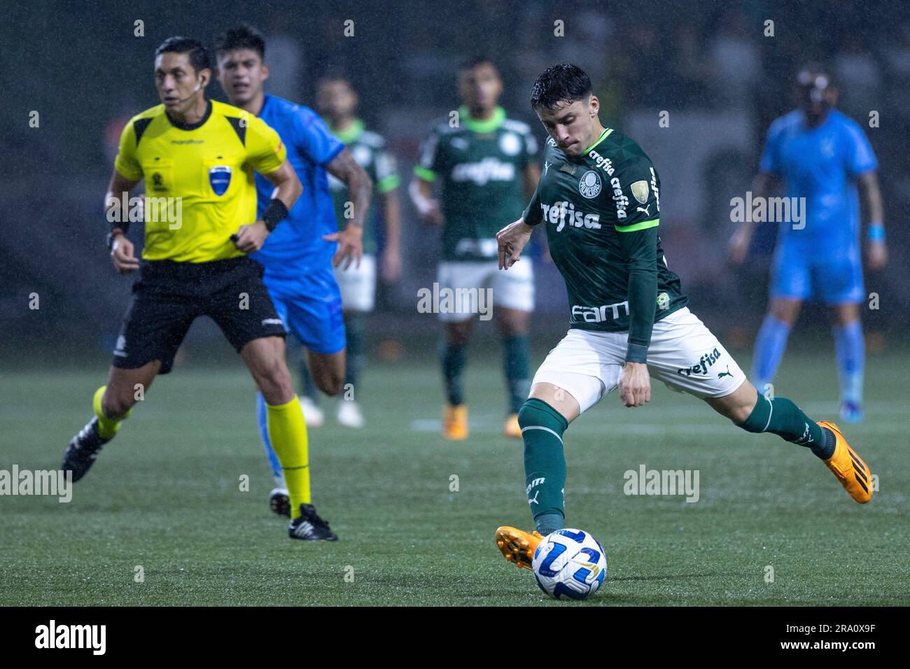 SP - Sao Paulo - 04/03/2022 - PAULISTA 2022 FINAL, PALMEIRAS X SAO PAULO -  Joaquin Piquerez Palmeiras player during a match against Sao Paulo at the  Arena Allianz Parque stadium for