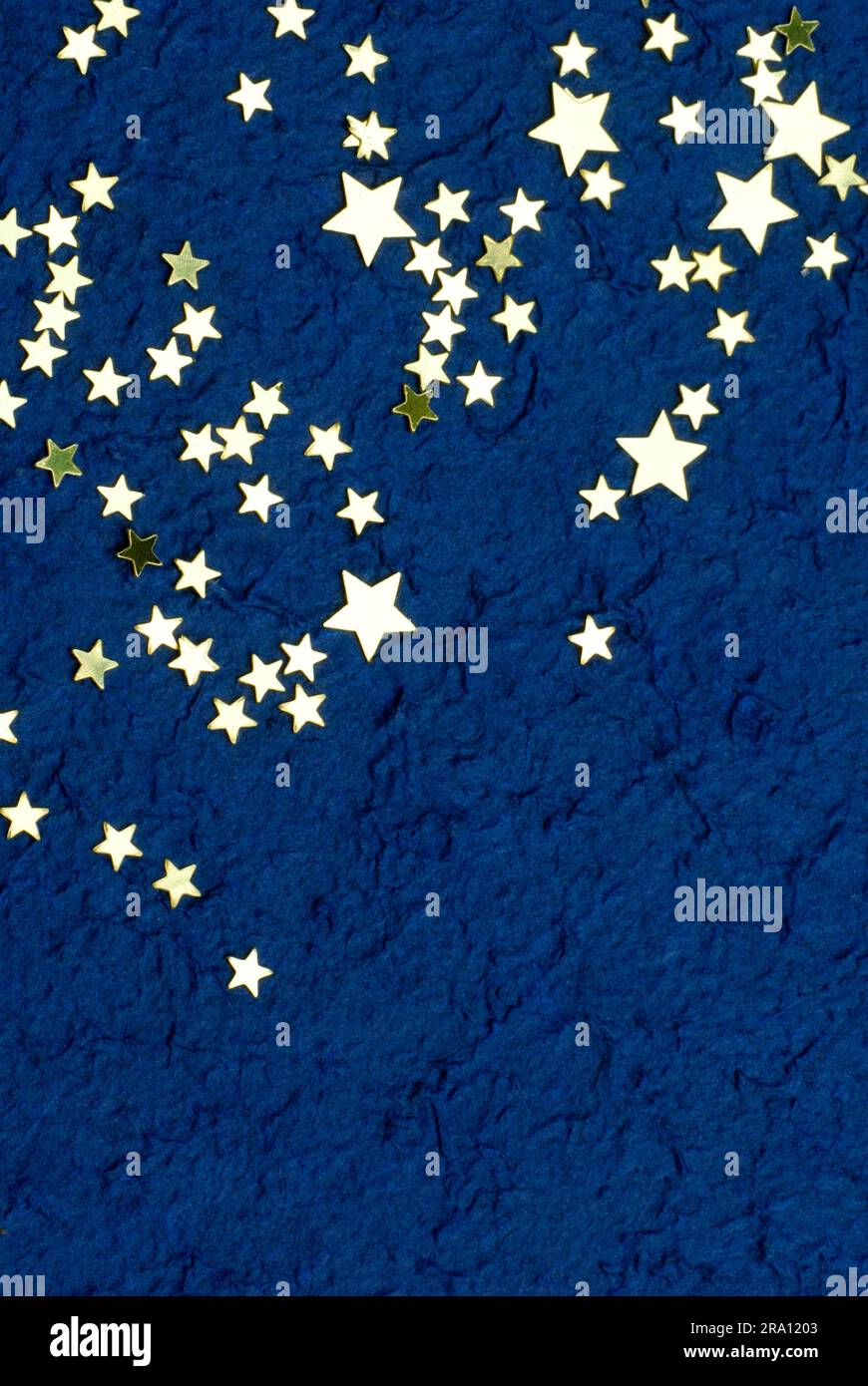 Golden stars blue background hi-res stock photography and images - Alamy