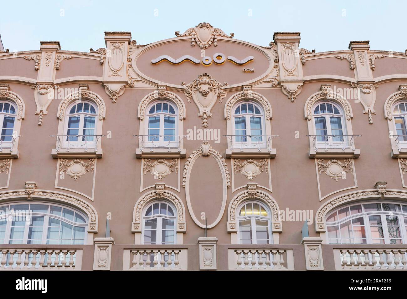 Hotel Moov Porto Centro, Art Deco facade, former cinema, Porto, Portugal  Stock Photo - Alamy