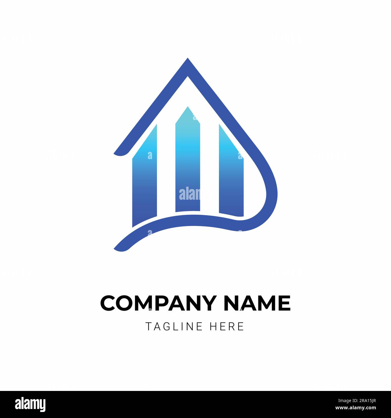 modern real estate logo design template Stock Vector Image & Art - Alamy