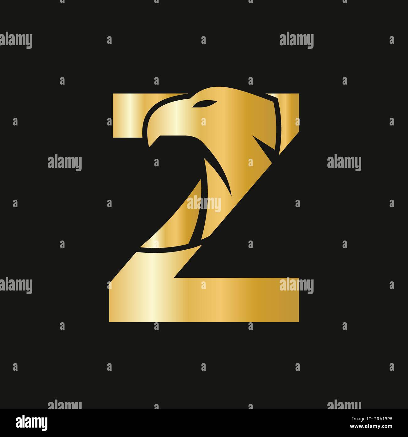 Letter Z Eagle Logo Design. Transportation Symbol Vector Template Stock ...