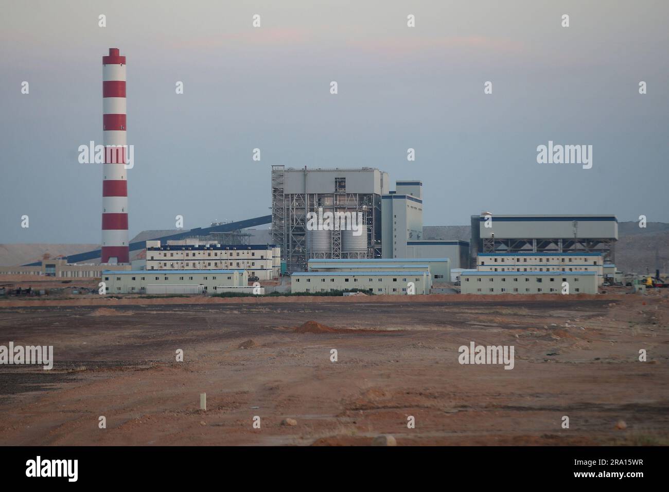 Attarat power plant is seen Wednesday, June 7, 2023, some 100 kilometers  (60 miles) south of Amman, Jordan. The $2.1 billion Attarat power plant  that began officially operating on May 26 has