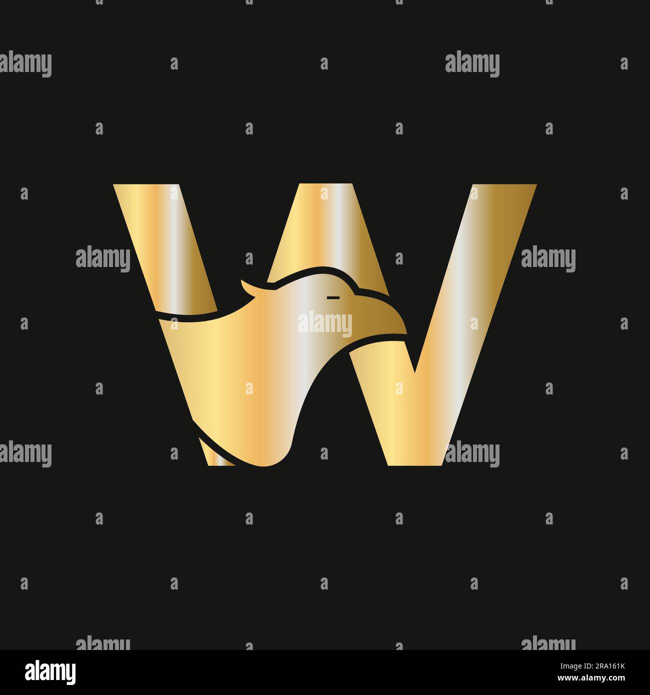 Custom Vector W Form w Stock Vector Images - Alamy