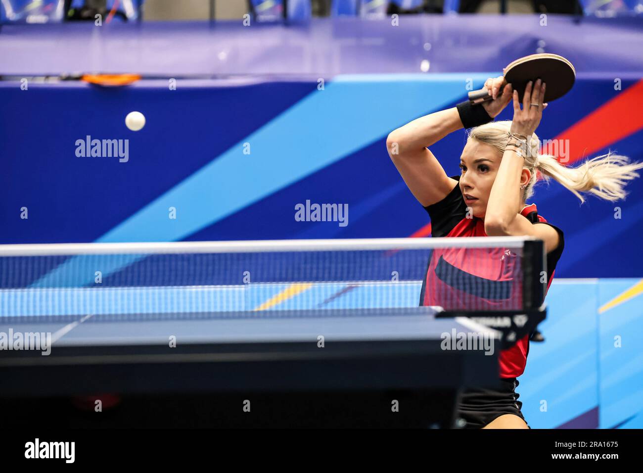 Krakow, Poland. 27th June, 2023. Bernadette Cynt Szocs of Romania plays