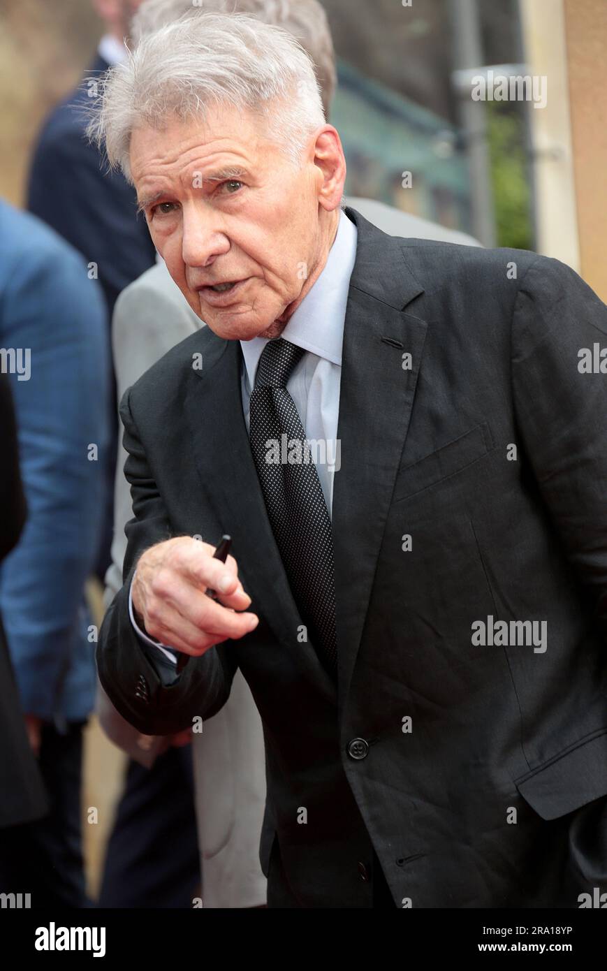 Jun 26, 2023 - London, England, UK - Harrison Ford attending Indiana Jones and the Dial of Destiny UK Premiere Stock Photo