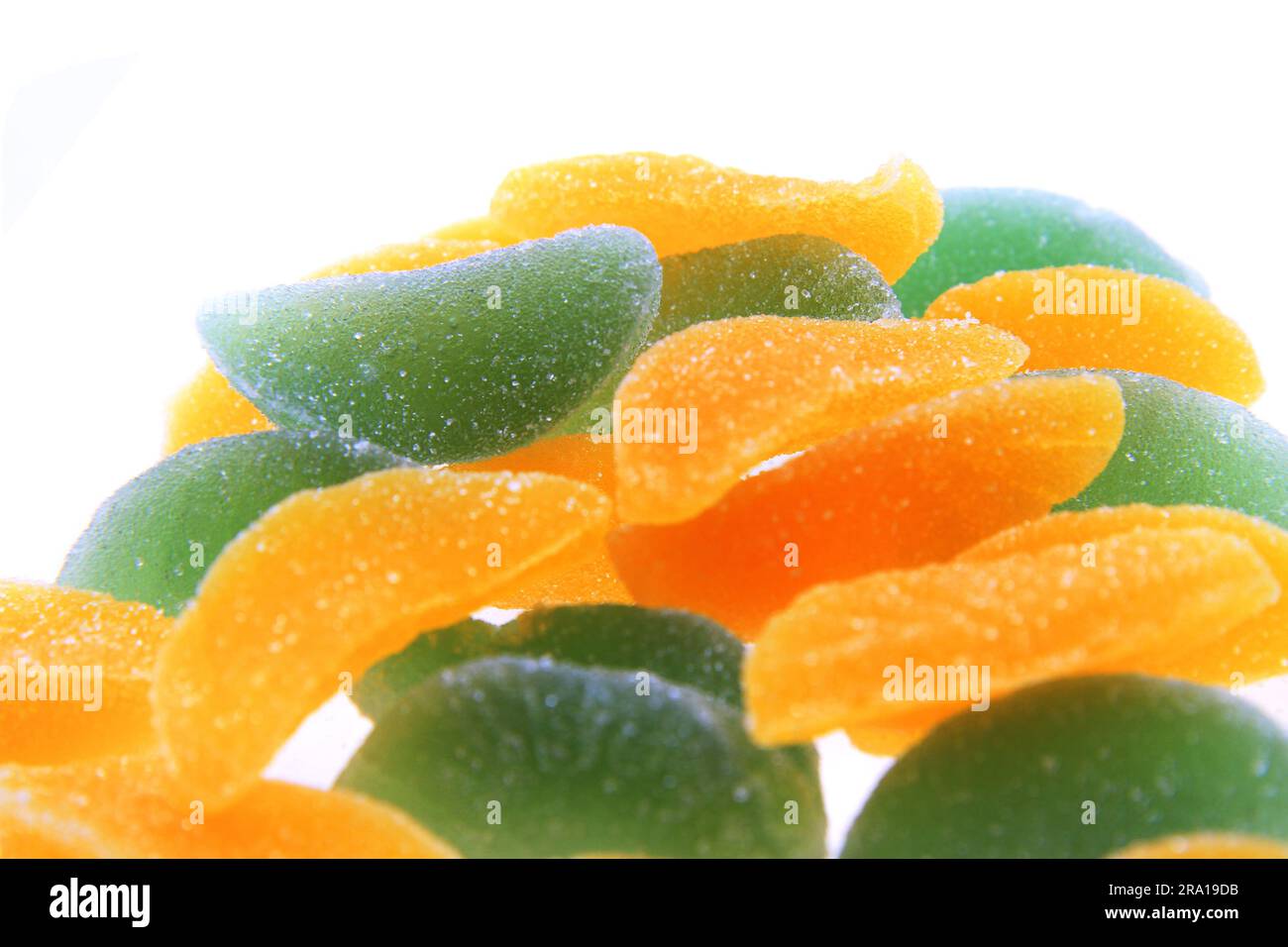 jelly candies isolated on the white background Stock Photo - Alamy