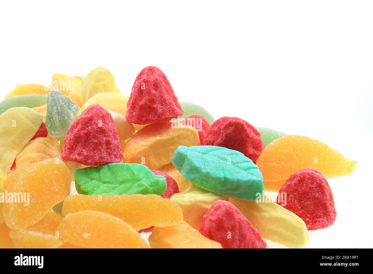 jelly candies isolated on the white background Stock Photo - Alamy