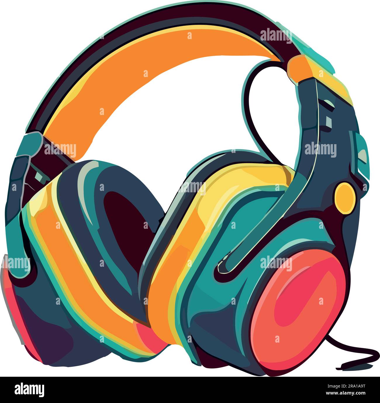 Modern headphones, musical Stock Vector Image & Art - Alamy