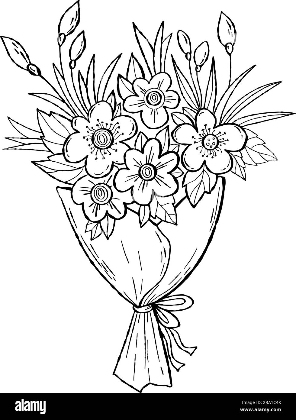 flowers outline