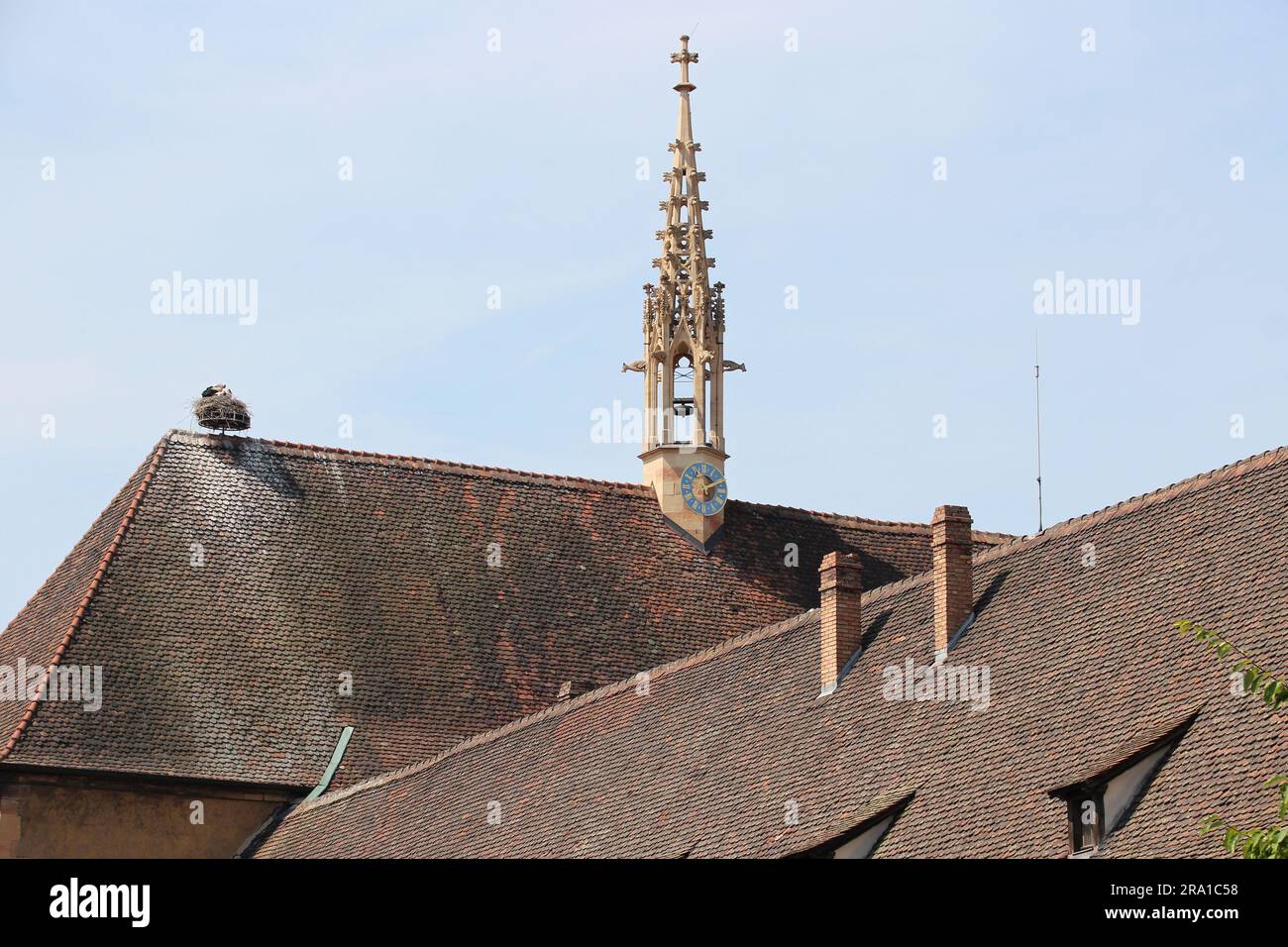 church of the sainte-catherine convent in colmar in alsace (france) Stock Photo