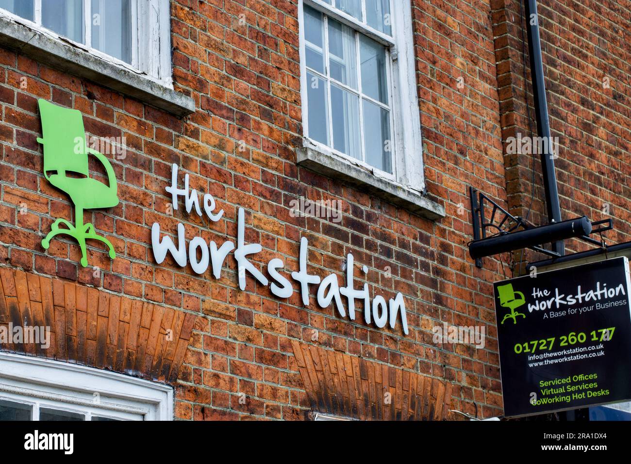 The Workstation, St.Peter’s Street, St.Albans, Hertfordshire, England, UK Stock Photo