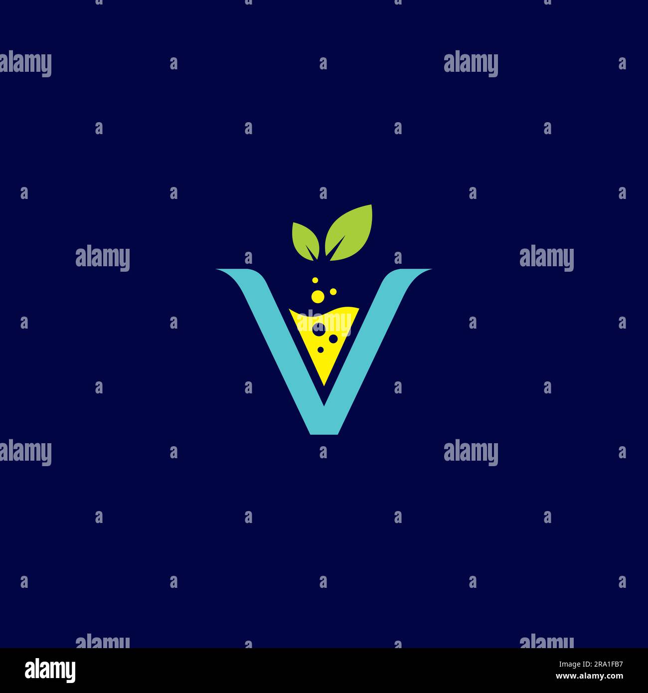 Vitamin Logo Letter V. V Leaf Growth Logo Stock Vector Image & Art Alamy