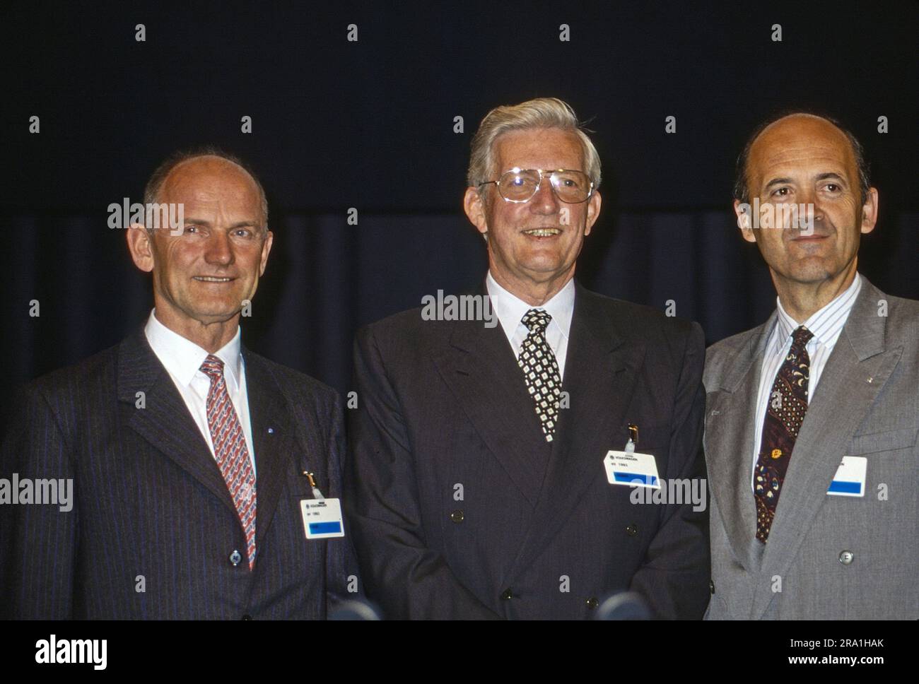 Ferdinand Piech, Karl Liesen und Jose Ignacio Lopez, alle Manager, Deutschland um 1995. Stock Photo