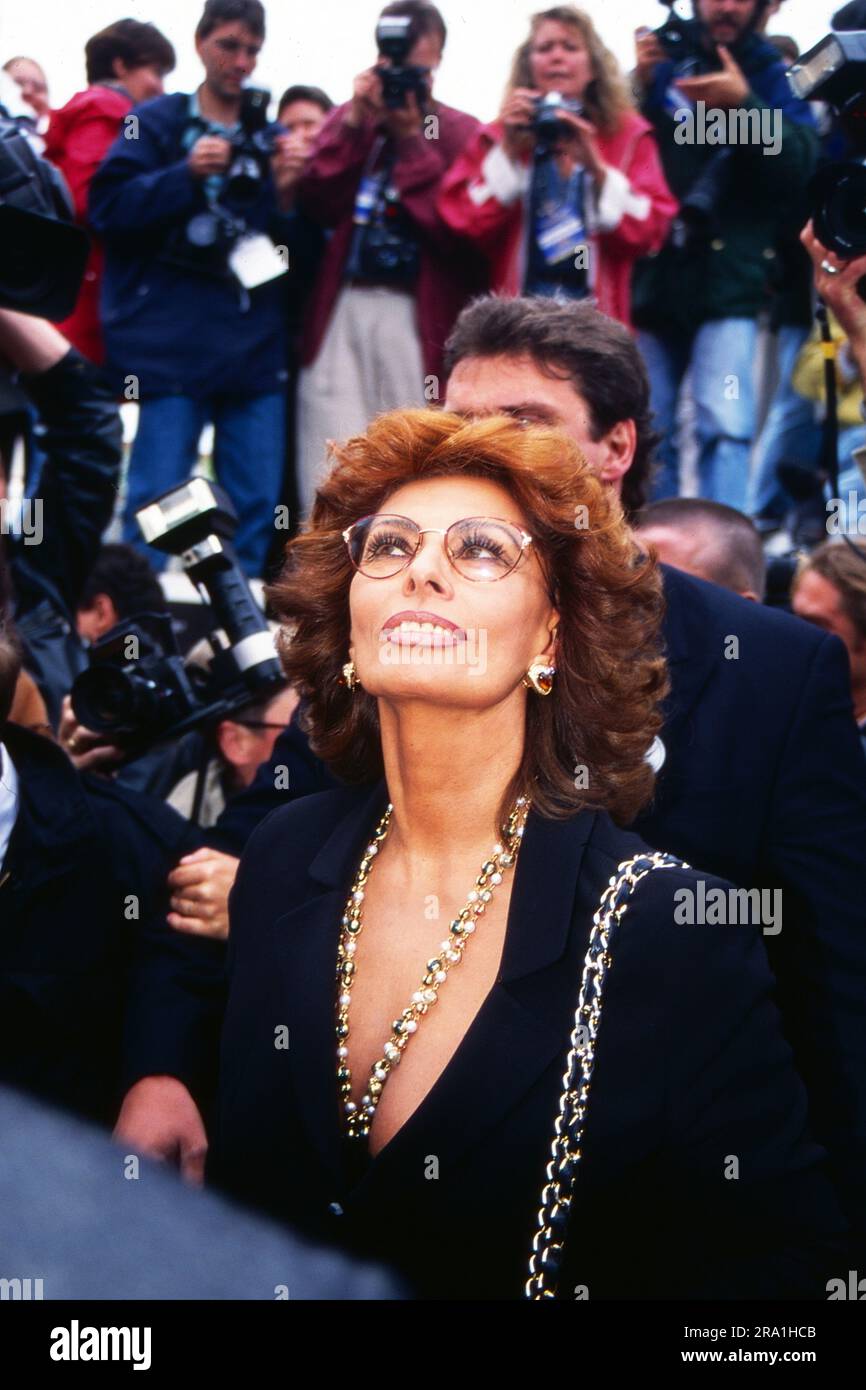 Sophia Loren, italienische Filmschauspielerin, bei der Eröffnung des ...