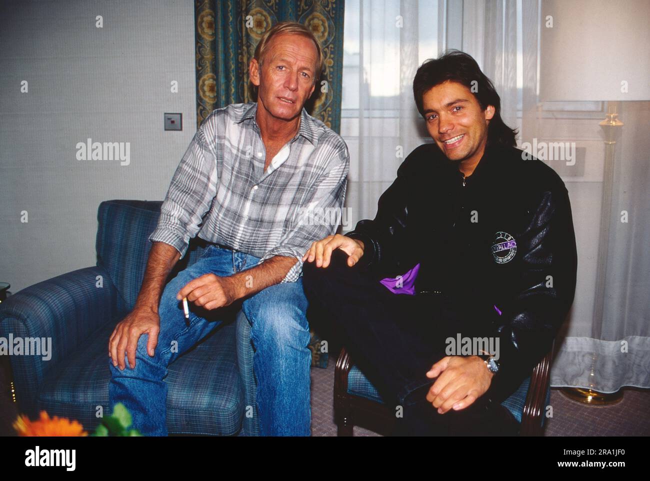 Paul Hogan, australischer Schauspieler, trifft PR Manager David Rienau ... Paul Hogan, australischer Schauspieler, trifft PR Manager David Rienau ...