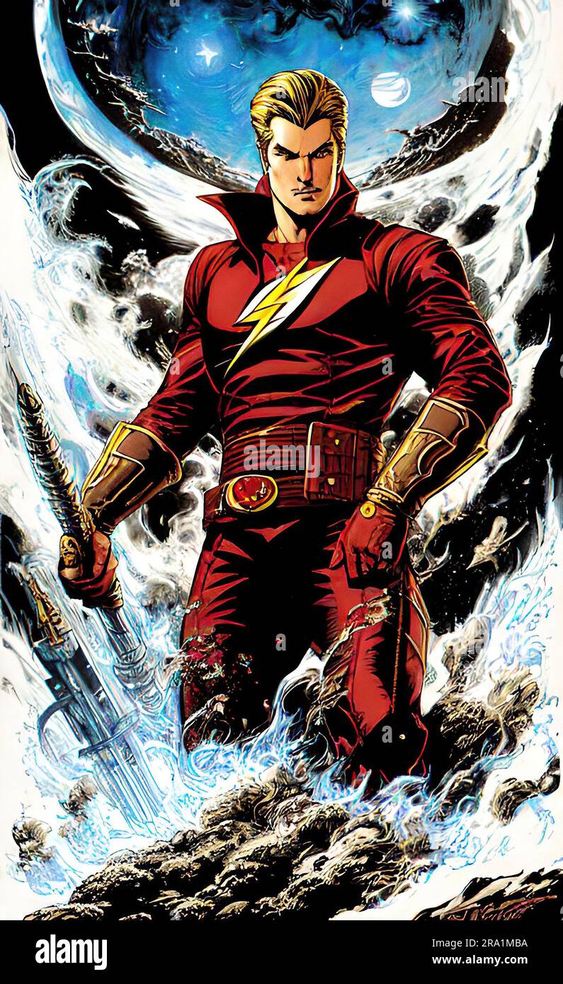 The Flash Superhero Stock Photo