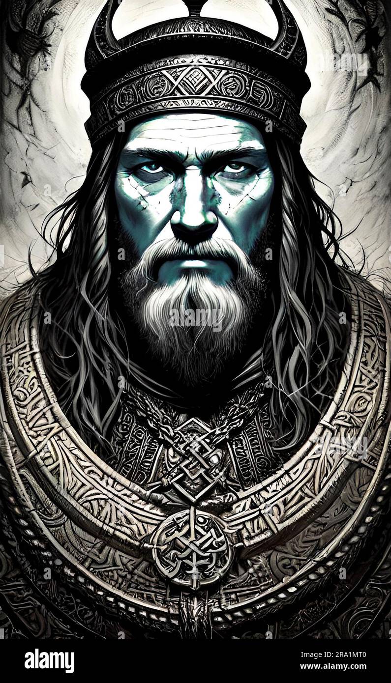 Viking warrior illustration hires stock photography and images Alamy