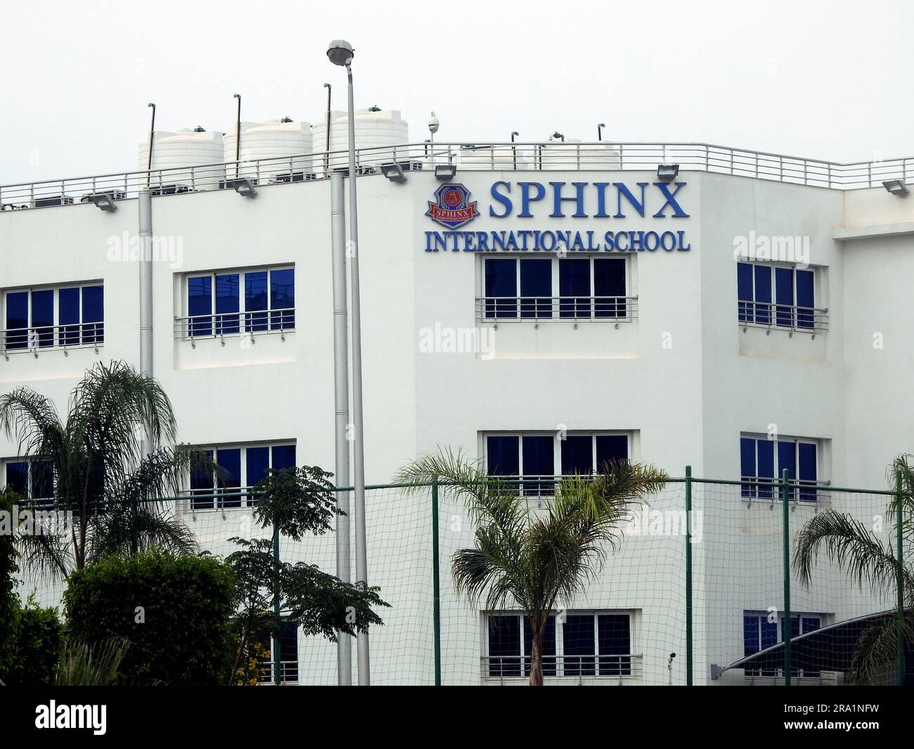 Cairo, Egypt, June 6 2023 Sphinx International School SIS located in