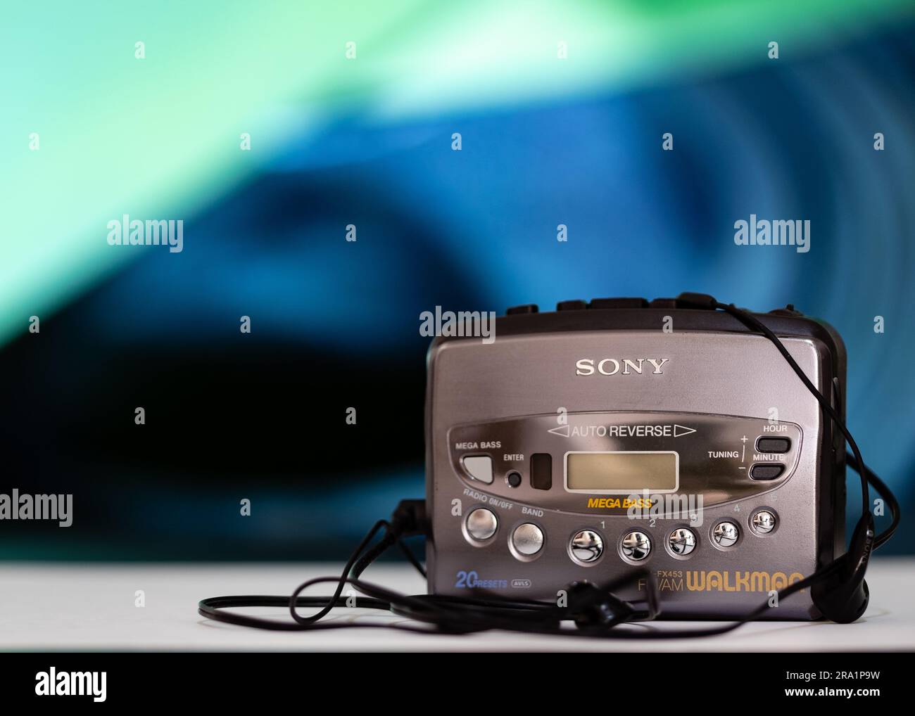 Walkman, advanced cassette player with digital controls and displays ...