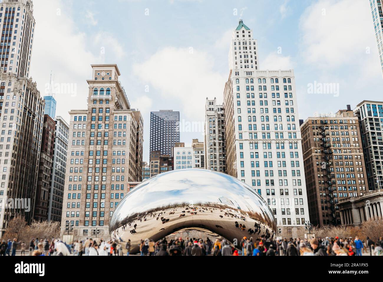 The Bean in Chicago Stock Photo Alamy