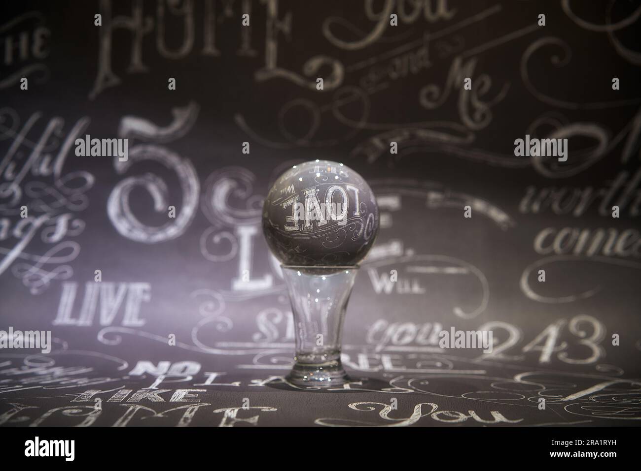 White painted letters hi-res stock photography and images - Alamy
