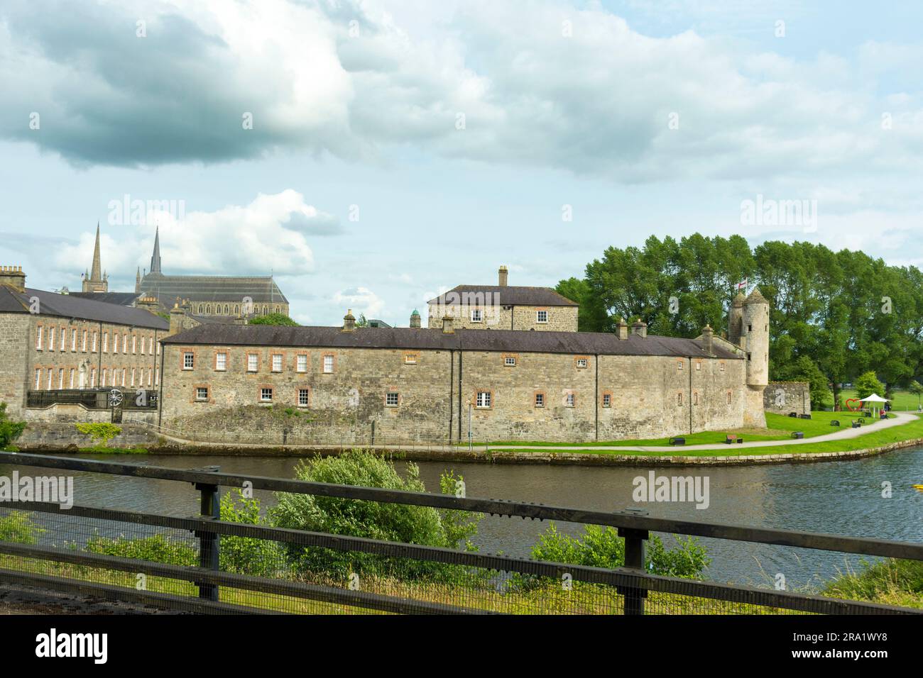 Enniskillen Castle,  County Fermanagh, Northern Ireland. It is in the middle of the county, between the Upper and Lower sections of Lough Erne. Stock Photo