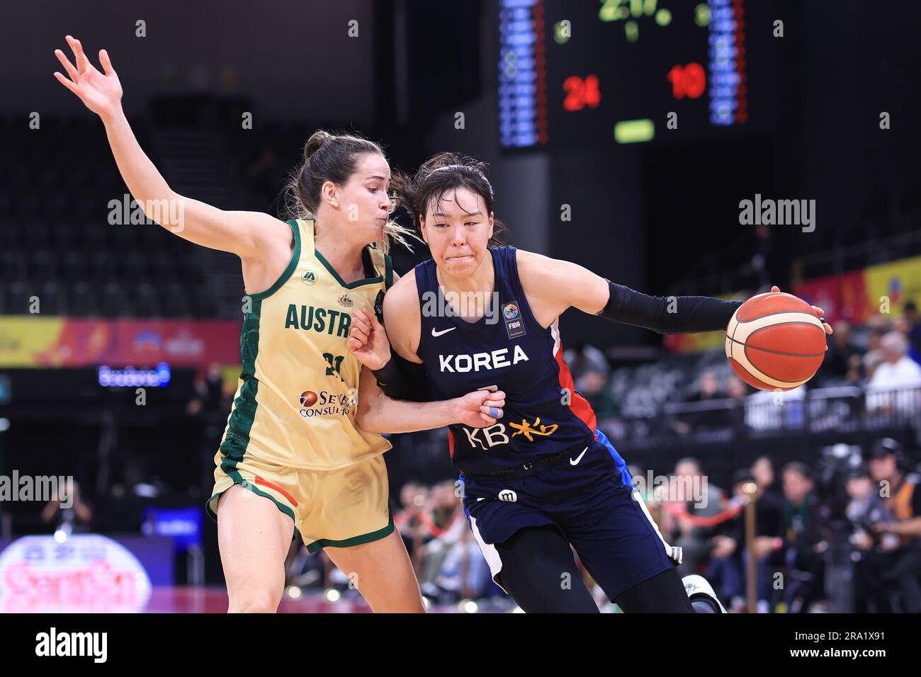 Sydney, Australia. 30th June, 2023. Jisu Park of Korea drives to the ...