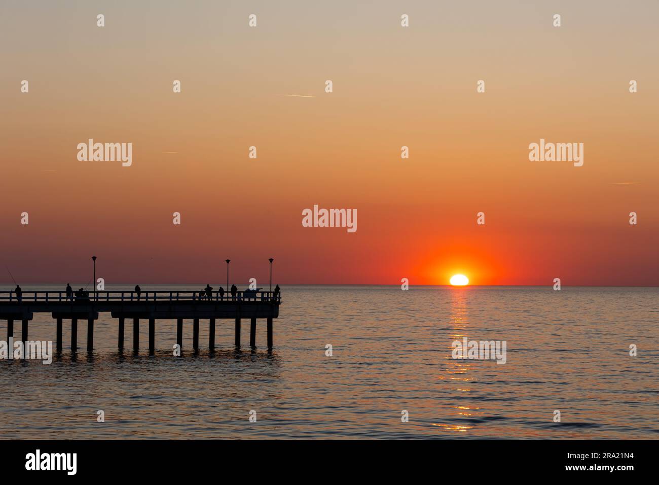 Premium Photo  Fishing net on the pier background with sun flare