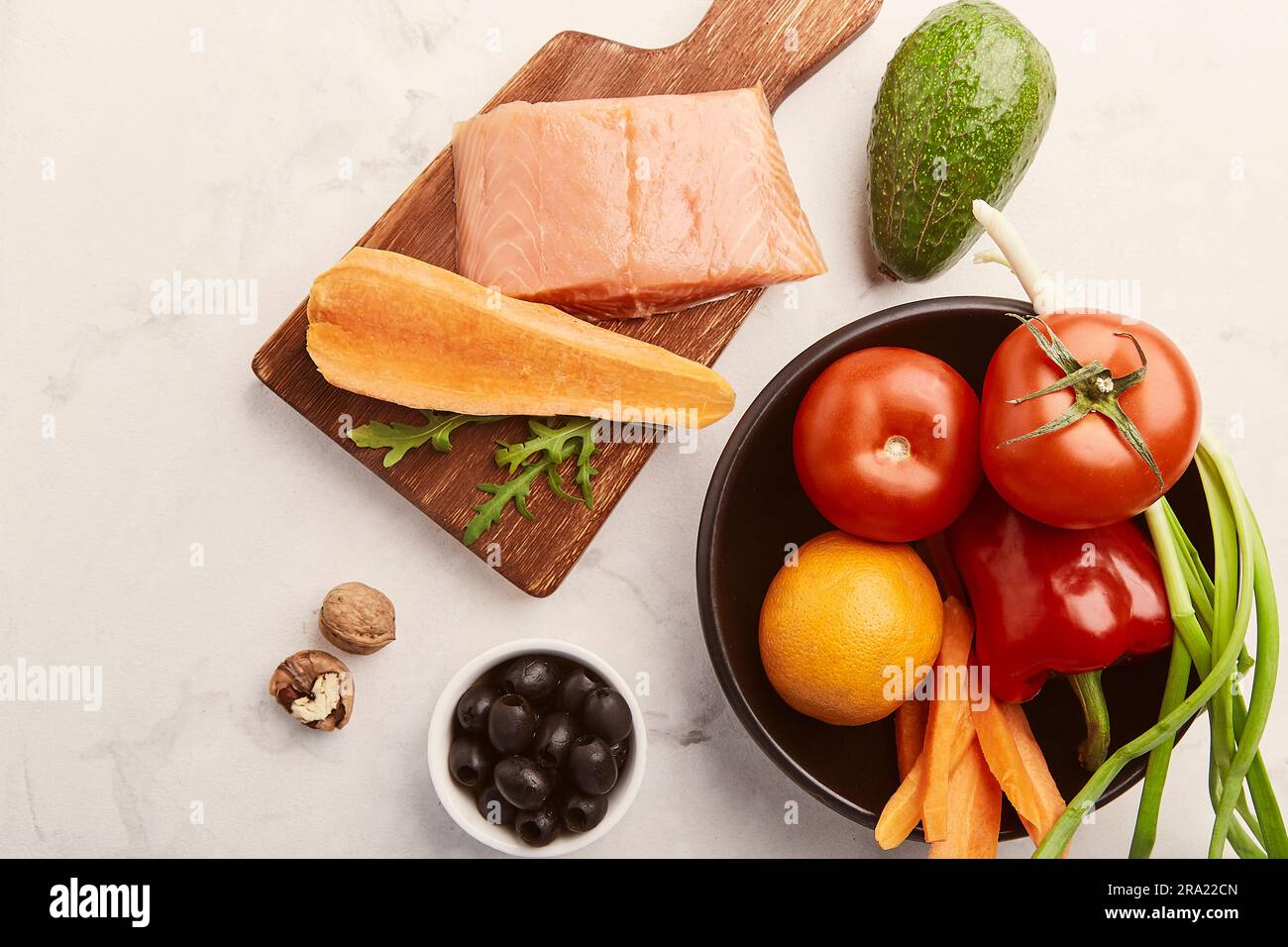 Keto, Low carb, FODMAP diet concept food vegetables and fruits