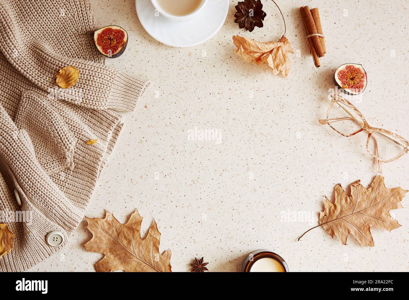 autumn coffee background