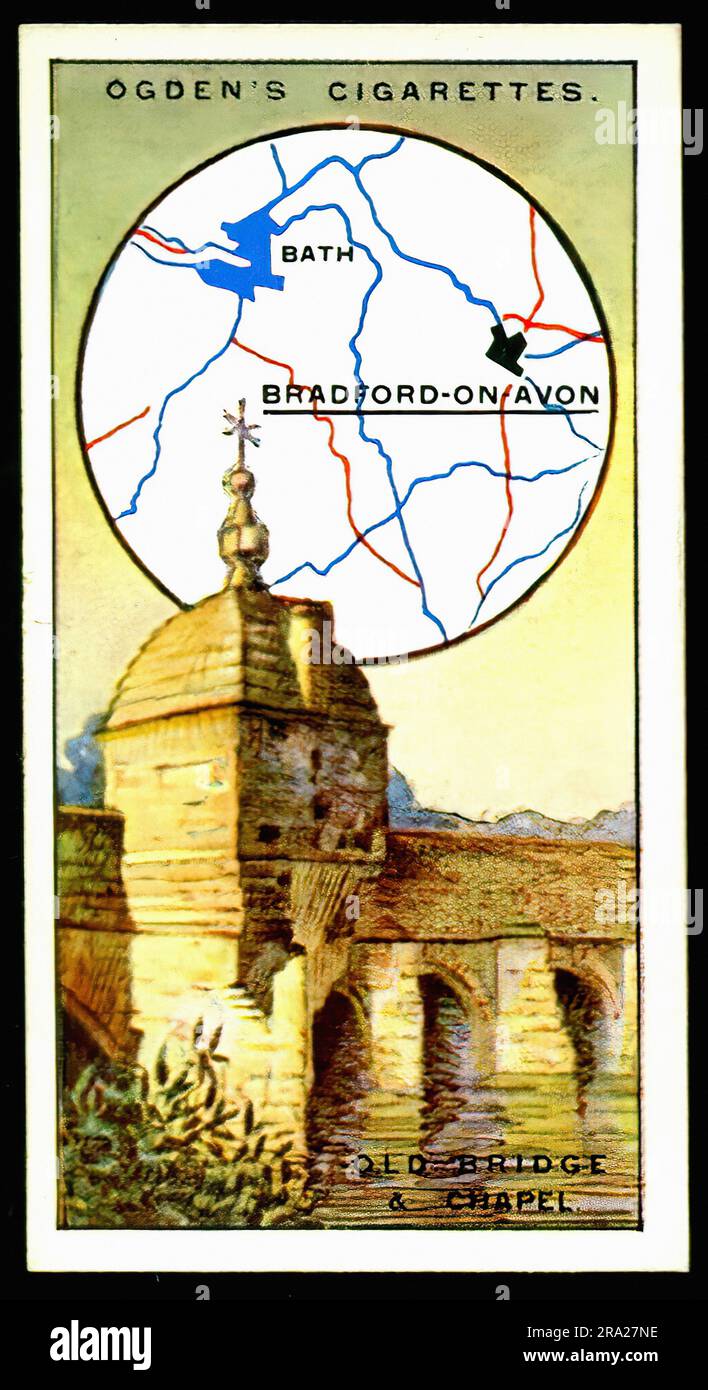avon cigarettes Bradford-on-Avon - Vintage Cigarette Card Stock Photo avon cigarettes Bradford-on-Avon - Vintage Cigarette Card Stock Photo