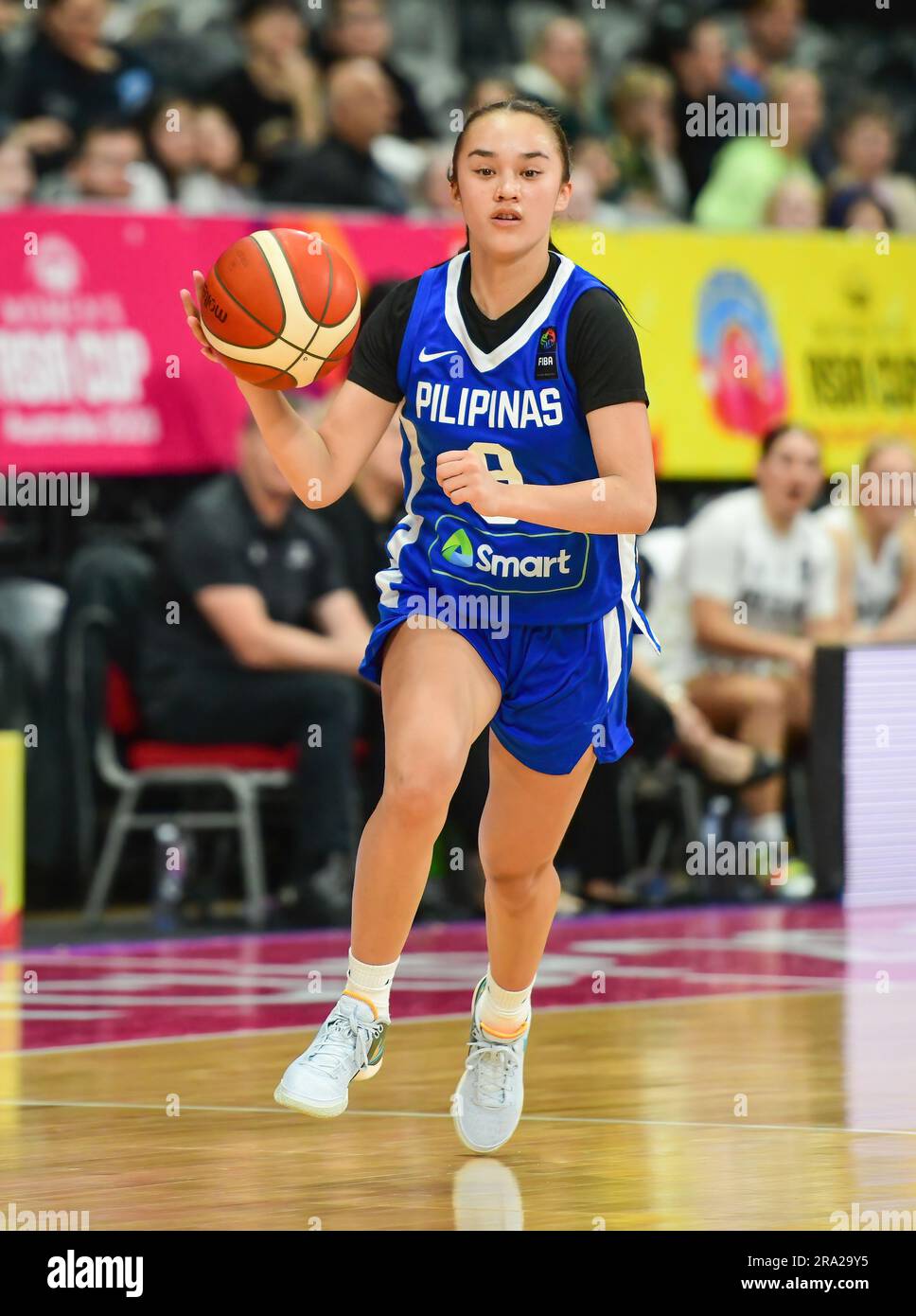 Sydney, Australia. 30th June, 2023. Khate Castillo of the Philippine Women Basketball team is